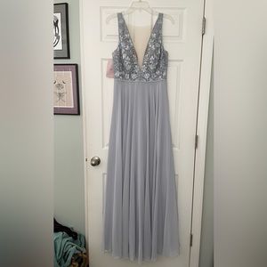 Silver Blue Jenny Yoo for BHLDN “Kinsley” Gown